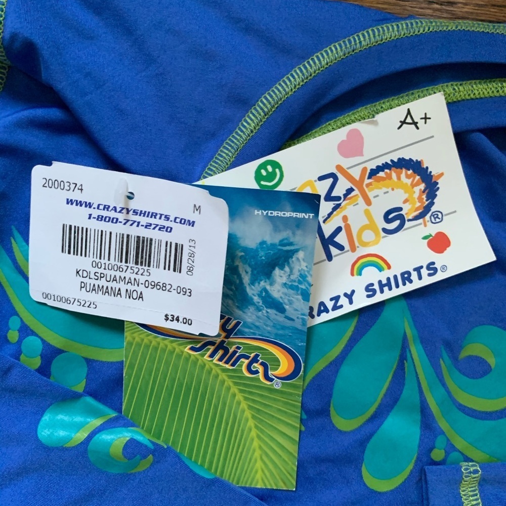 NWT Crazy Shirts Swim Shirt - Picture 6 of 6